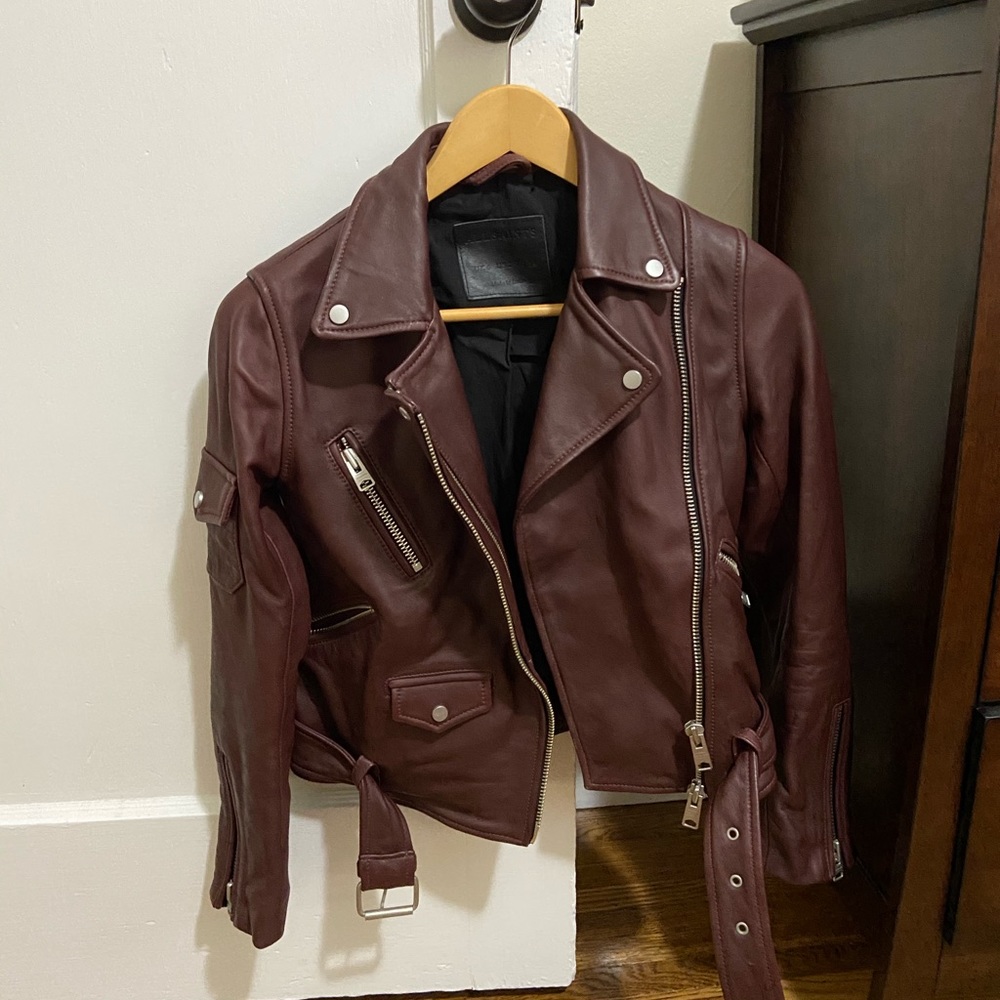 All Saints Women’s leather jacket